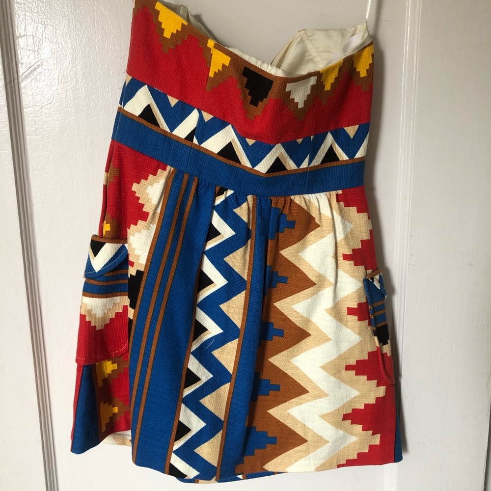 Patterned Tibi Dress - image 4